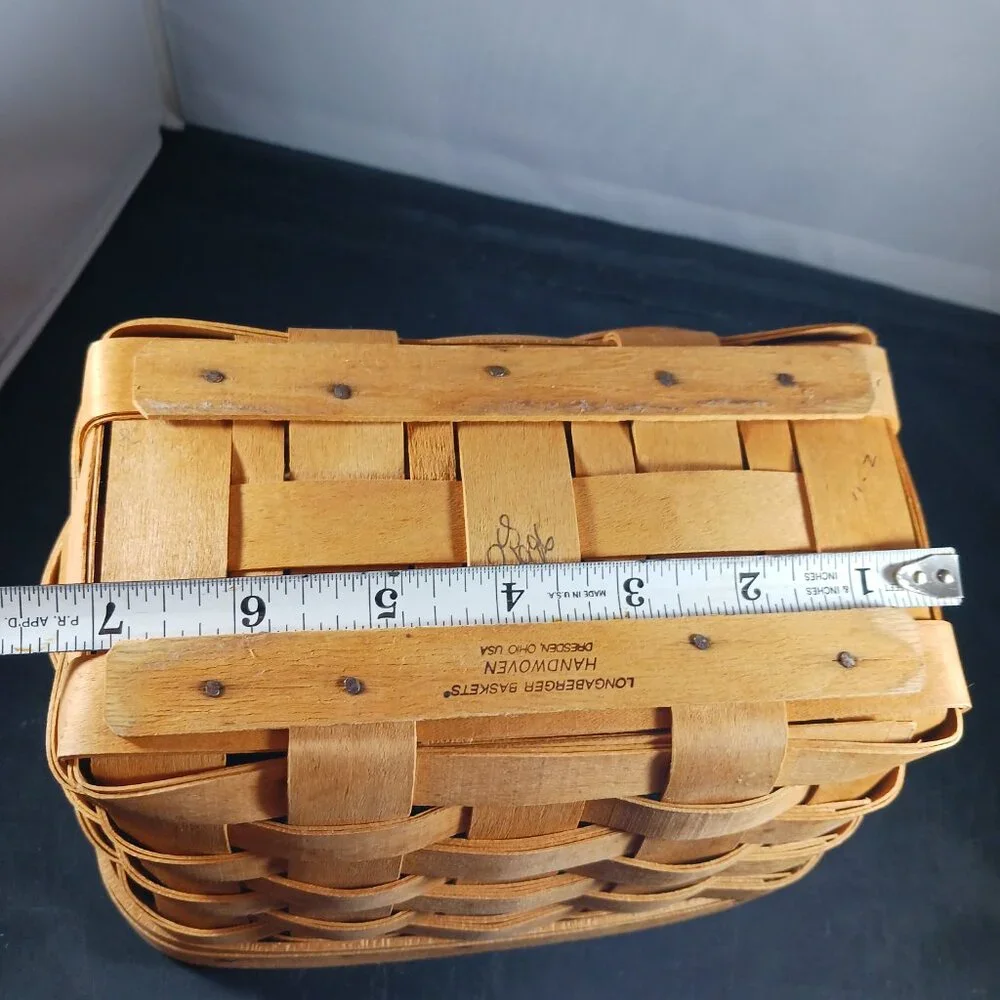 1998 Longaberger Basket Angled Top